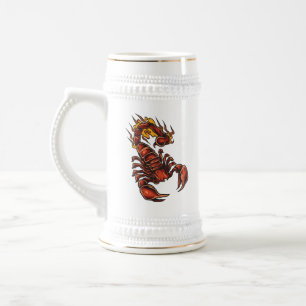 Jarra De Cerveza Escorpión ardiente Stein