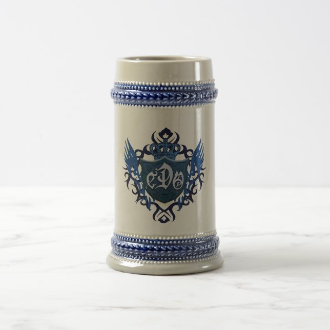 Jarra De Cerveza Escudo-Cerveza AZUL Stein (Centro)