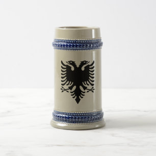 Jarra De Cerveza Escudo de armas albanés