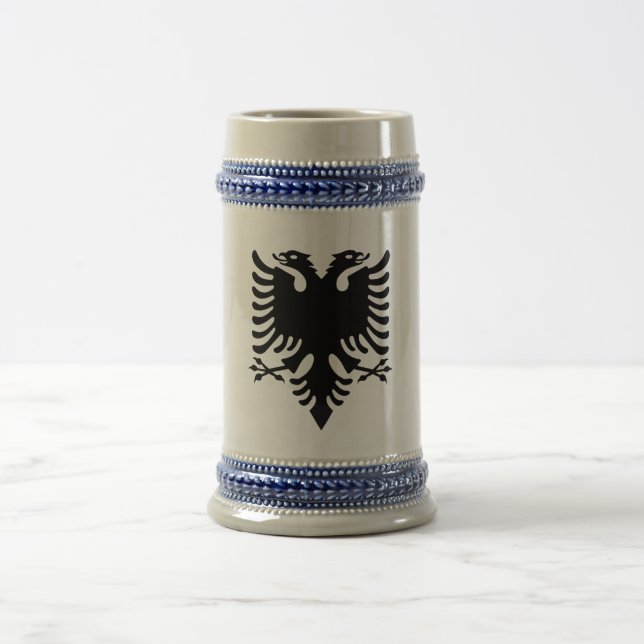 Jarra De Cerveza Escudo de armas albanés (Centro)