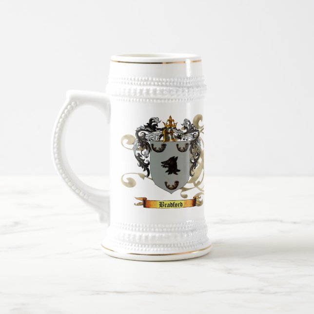 Jarra De Cerveza Escudo de armas de Bradford (Izquierda)
