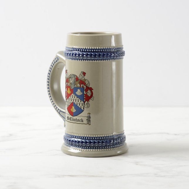 Jarra De Cerveza Escudo de armas de McClintock (Anverso izquierdo)