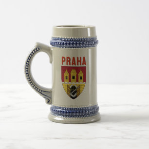 Jarra De Cerveza Escudo de armas de Praga, República Checa