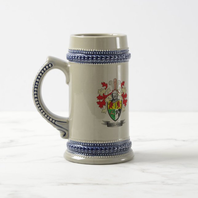 Jarra De Cerveza Escudo de armas de Sullivan (Izquierda)