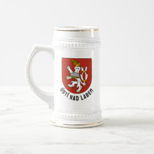 Jarra De Cerveza Escudo de armas de Ústí nad Labem, República Checa
