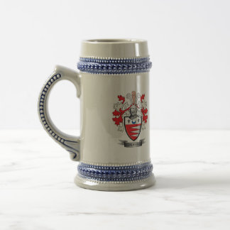 Jarra De Cerveza Escudo de armas del escudo de la familia de