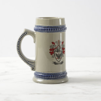 Jarra De Cerveza Escudo de armas del escudo de la familia de Ramsey