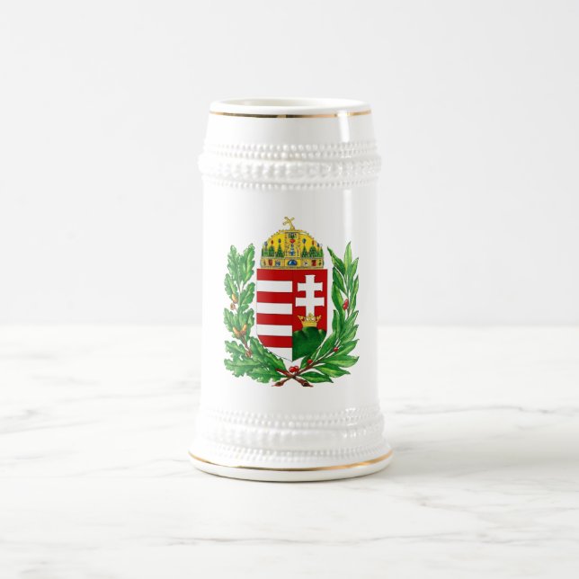Jarra De Cerveza Escudo de armas húngaro (Centro)