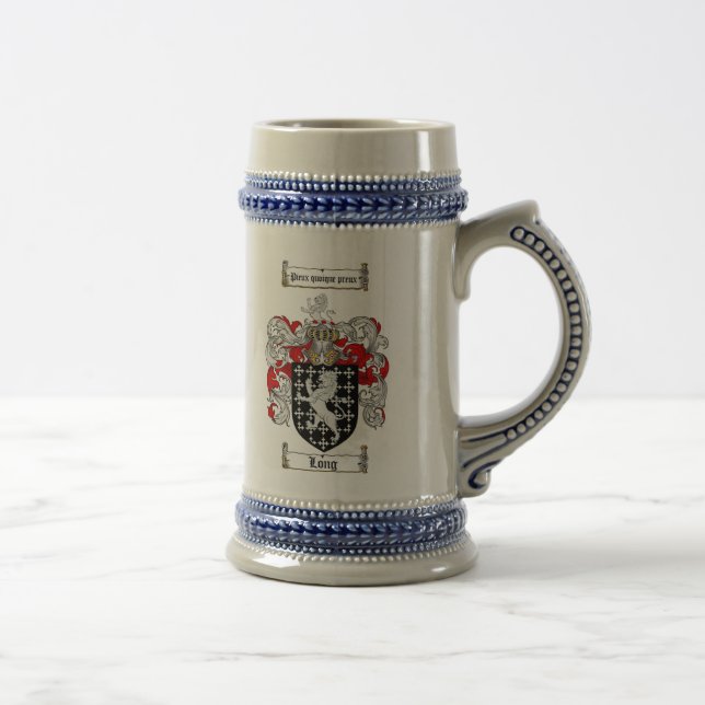 Jarra De Cerveza Escudo de armas largo Stein/escudo Stein de la (Derecha)