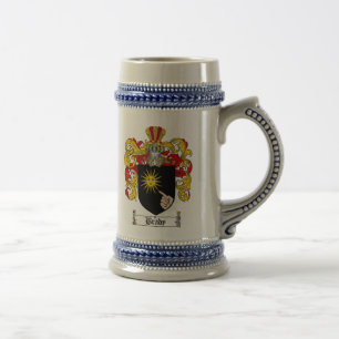 Jarra De Cerveza Escudo de armas Stein de Brady/escudo de la