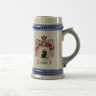 Jarra De Cerveza Escudo de armas Stein de Caputo/escudo de la