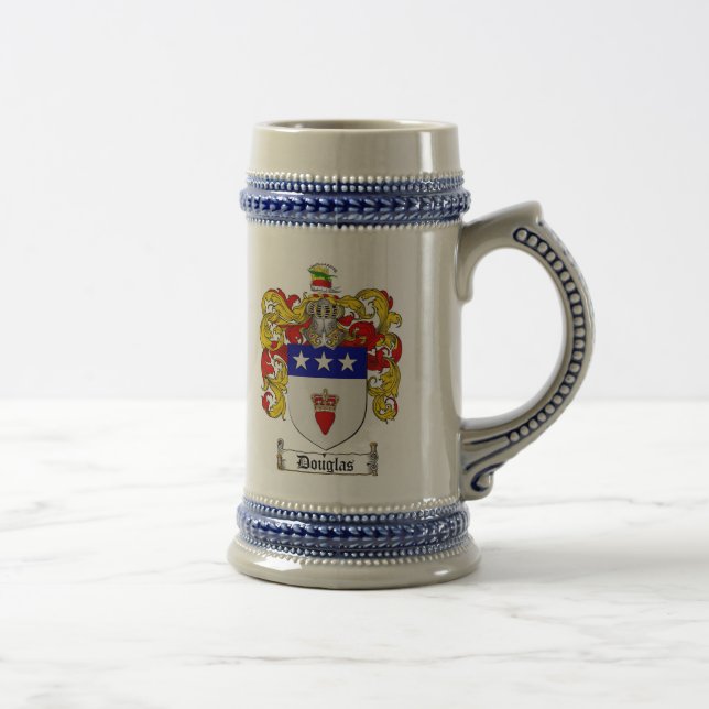 Jarra De Cerveza Escudo de armas Stein de Douglas/escudo de la (Derecha)