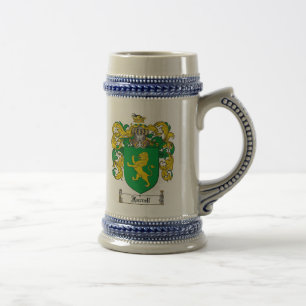 Jarra De Cerveza Escudo de armas Stein de Farrell/escudo de la