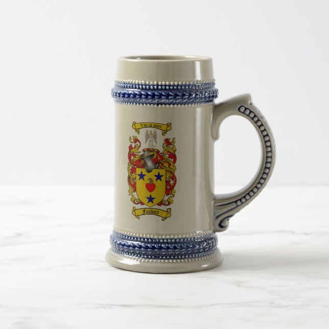 Jarra De Cerveza Escudo de armas Stein de Faulkner/escudo Stein de (Derecha)