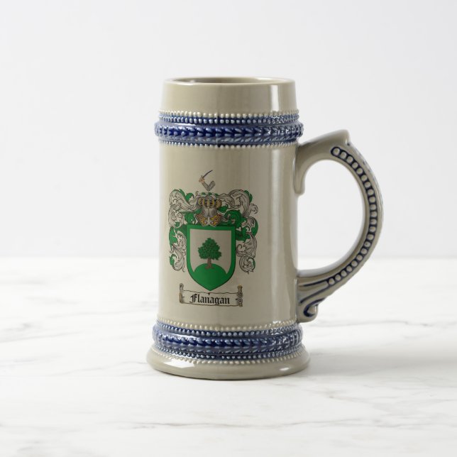 Jarra De Cerveza Escudo de armas Stein de Flanagan/escudo Stein de (Derecha)