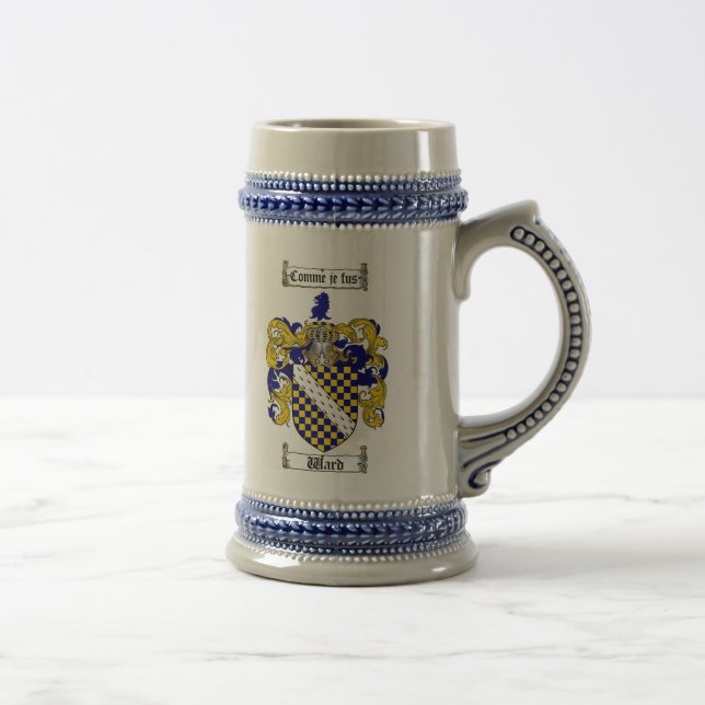 Jarra De Cerveza Escudo de armas Stein de la sala (Derecha)