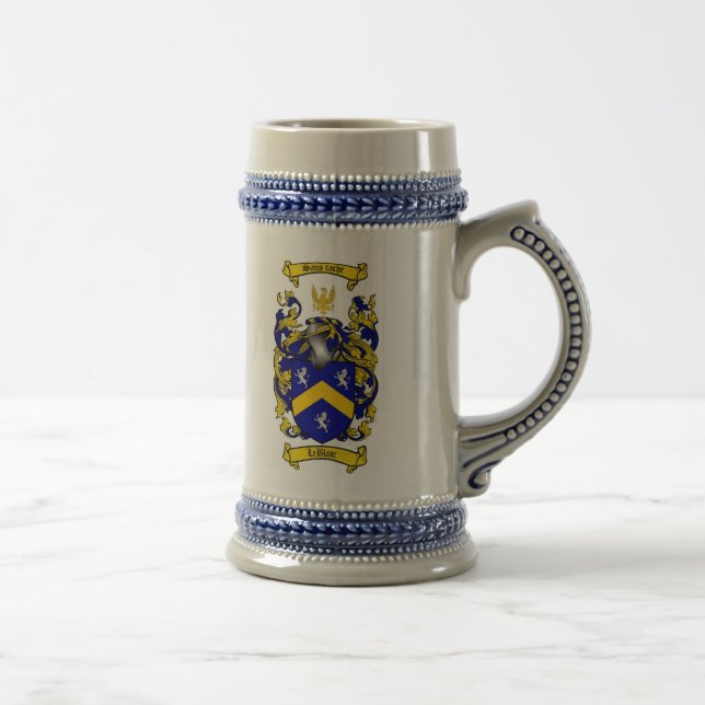 Jarra De Cerveza Escudo de armas Stein de Leblanc/escudo Stein de (Derecha)