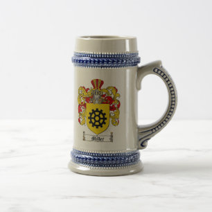 Jarra De Cerveza Escudo de armas Stein de Miller (alemán)