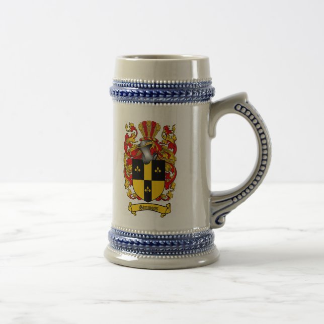 Jarra De Cerveza Escudo de armas Stein de Simmons (Derecha)