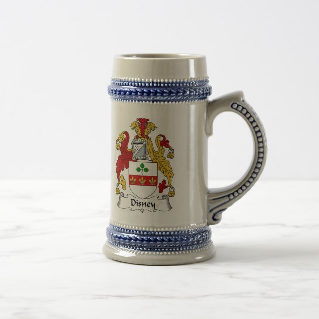 Jarra De Cerveza Escudo de armas Stein - escudo de la familia (Derecha)