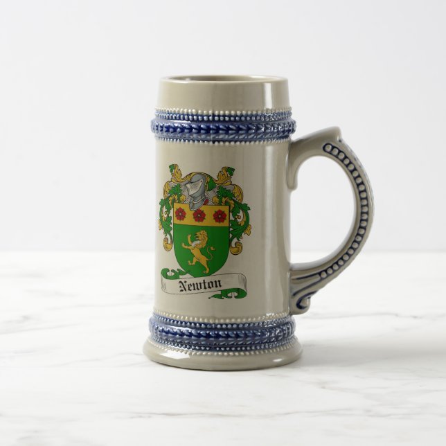 Jarra De Cerveza Escudo de armas Stein - escudo de Newton de la (Derecha)