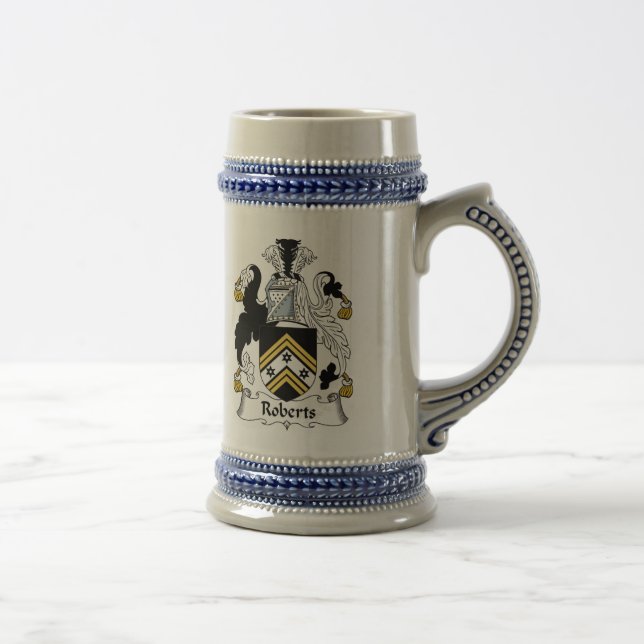 Jarra De Cerveza Escudo de armas Stein - escudo de Roberts de la (Derecha)