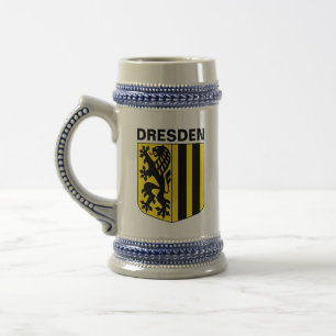 Jarra De Cerveza Escudo de Dresde (Alemania)