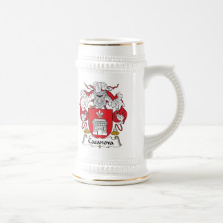Jarra De Cerveza Escudo de la familia de Casanova