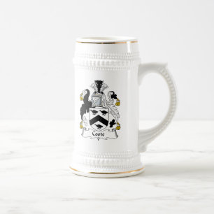 Jarra De Cerveza Escudo de la familia de Coote