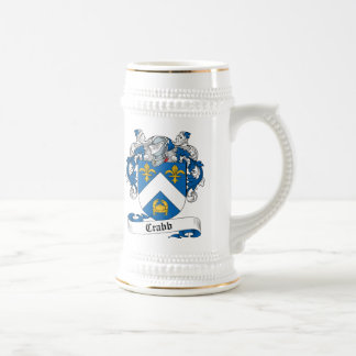 Jarra De Cerveza Escudo de la familia de Crabb