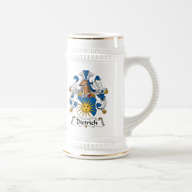 Jarra De Cerveza Escudo de la familia de Dietrich (Derecha)