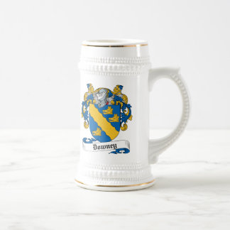 Jarra De Cerveza Escudo de la familia de Downey