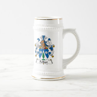 Jarra De Cerveza Escudo de la familia de Felber