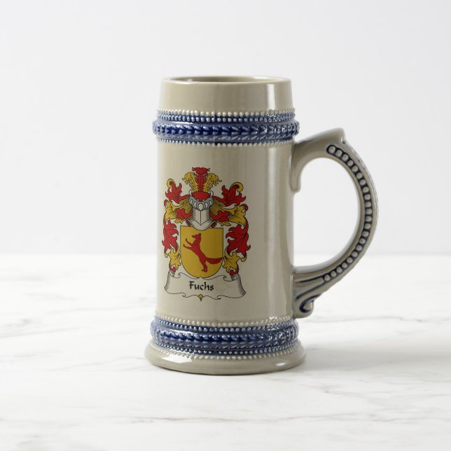 Jarra De Cerveza Escudo de la familia de Fuchs (Derecha)