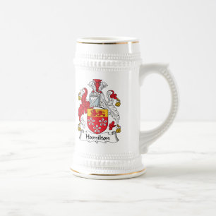 Jarra De Cerveza Escudo de la familia de Hamilton