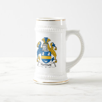 Jarra De Cerveza Escudo de la familia de Hartnett