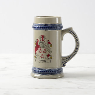 Jarra De Cerveza Escudo de la familia de Hornby