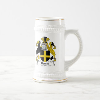 Jarra De Cerveza Escudo de la familia de Howell