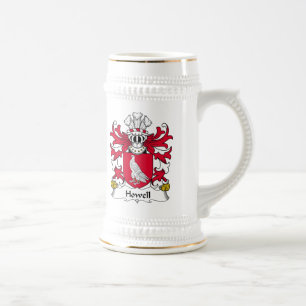 Jarra De Cerveza Escudo de la familia de Howell
