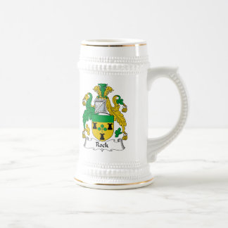 Jarra De Cerveza Escudo de la familia de la roca