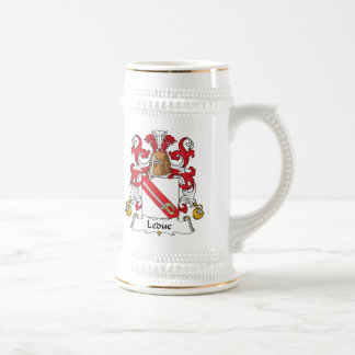 Jarra De Cerveza Escudo de la familia de Leduc