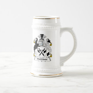 Jarra De Cerveza Escudo de la familia de Maddison