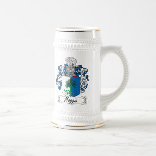 Jarra De Cerveza Escudo de la familia de Maggio