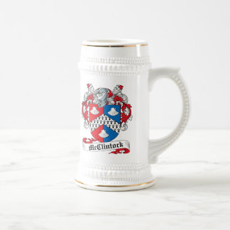 Jarra De Cerveza Escudo de la familia de McClintock