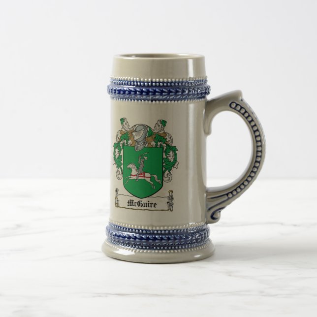 Jarra De Cerveza Escudo de la familia de McGuire (Derecha)