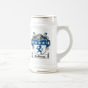 Jarra De Cerveza Escudo de la familia de McMurray
