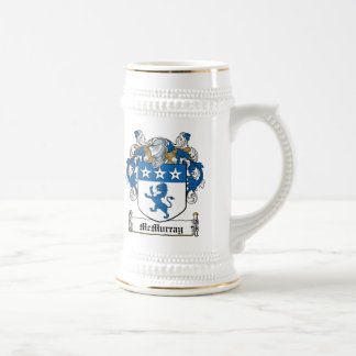 Jarra De Cerveza Escudo de la familia de McMurray
