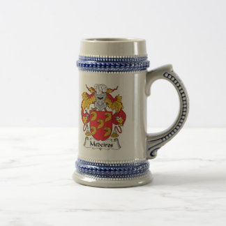 Jarra De Cerveza Escudo de la familia de Medeiros