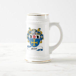 Jarra De Cerveza Escudo de la familia de Miller