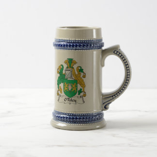 Jarra De Cerveza Escudo de la familia de O'Riley